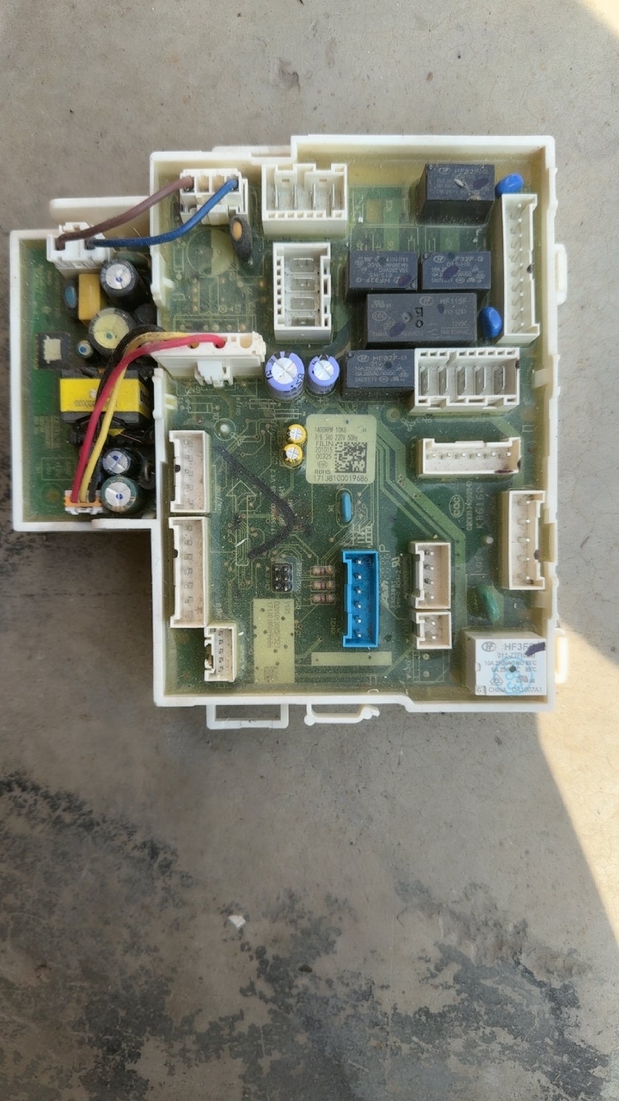 滚筒洗衣机电脑板BVL1D100TT 17138100019686主板