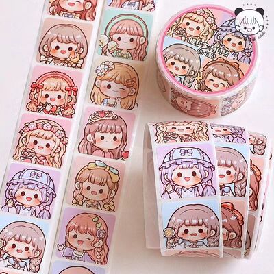 提拉多可爱卡通封口贴300贴