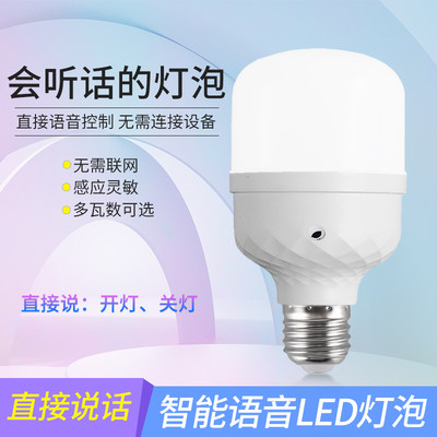 恒嘉宇语音灯泡说话控制开关
