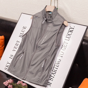 外贸好货男士运动马甲速干透气面料轻薄休闲背心夏季新款值得选择