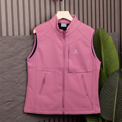 户外秋冬新款女士抓绒软壳马甲