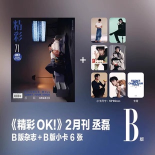 时尚 精彩ok 赠6张官方小卡 正版 竞技场 风尚志 丞磊A 二月 ELLE B封面 南都娱乐 精彩OK杂志2025年2月第348期