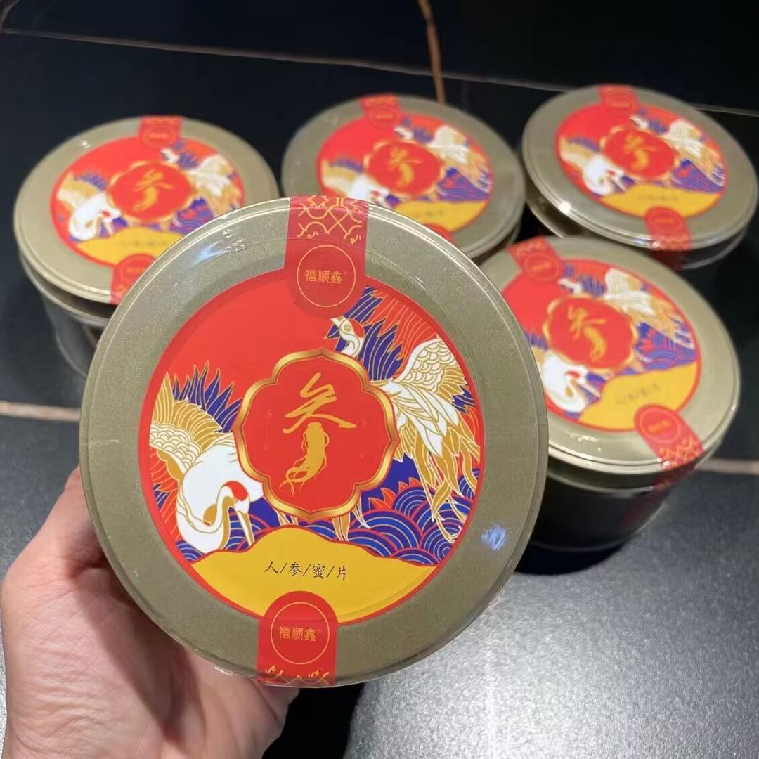 人参蜜片泡水泡茶零食吃