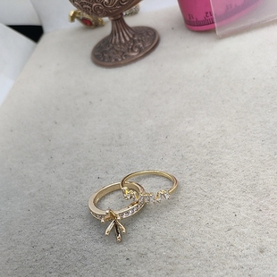 镶嵌锆石戒指套装 37满29元 包邮