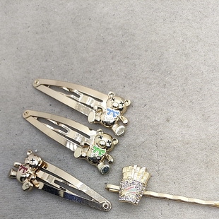 37满29元 发饰边夹4个 包邮