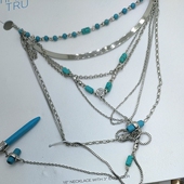 多层项链 43满29元 包邮 发货无卡