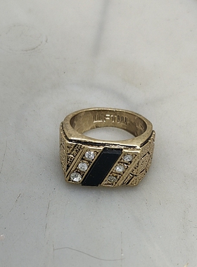 49满29元包邮  复古打标戒指  9码