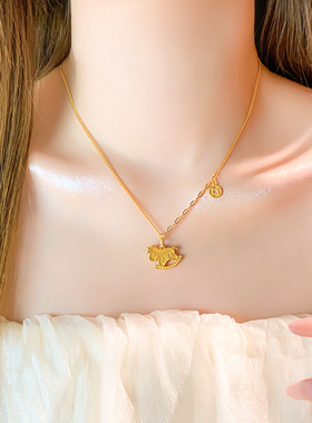 RICH马上有钱项链本命年旺财运