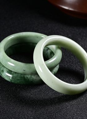 天然玉石手镯女翡翠贵州翠玉镯子