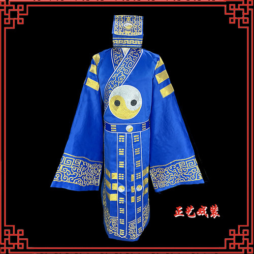戏剧三国诸葛亮孔明戏服羽毛扇