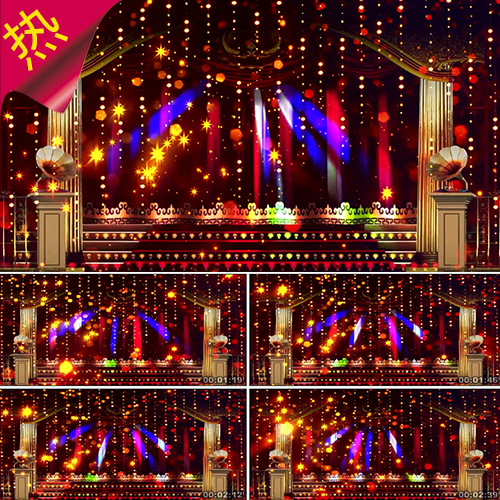 霓虹灯光幕帘 滚滚红尘 民国时期歌舞厅 夜上海 百老汇 视频素材