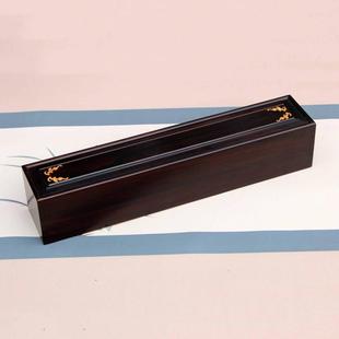 紫檀木实木书画字画卷轴收藏盒实木画卷礼品盒红木饰品收纳盒特价