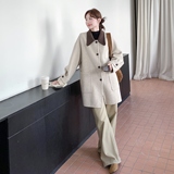 数据好-巴恩风撞色双面呢外套306-AW86-p255-k388，女装毛呢外套，浙宝306