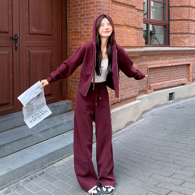 现货-安哥拉红时尚百搭运动套装306-QD45-P165-K228,女装套装/套裙,浙宝290（原306）