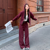 现货-安哥拉红时尚百搭运动套装306-QD45-P165-K228，女装套装/套裙，浙宝306