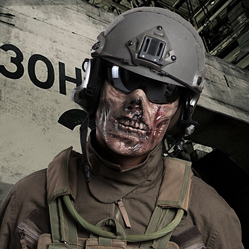 WARCHIEF面具酋长m05半脸军迷