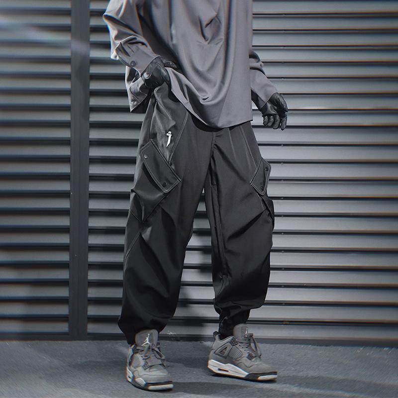 秋季新款多口袋机能工装裤