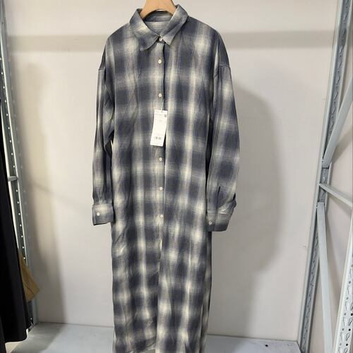 NA-N-o家7920日元胸围宽松格子裙百搭款大版f码长120