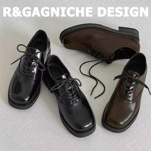 Cleanfit休闲方头德比鞋男款皮鞋隐形增高鞋英伦通勤复古休闲男鞋