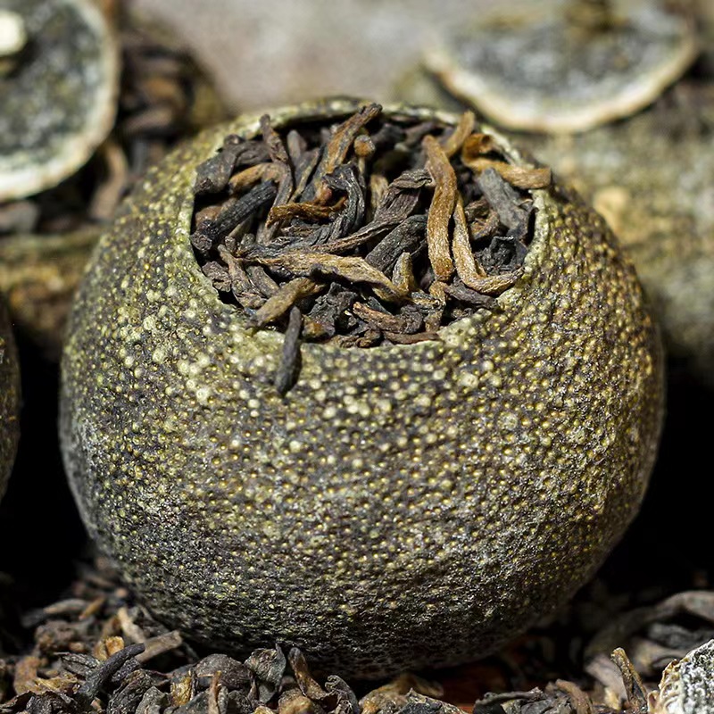 广东江门新会正宗特优级柑皮普洱茶小青柑250g装*2罐