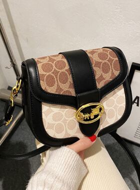 Clean Knоck腋下包包女2026新款复古马鞍包高级感小众单肩斜挎包