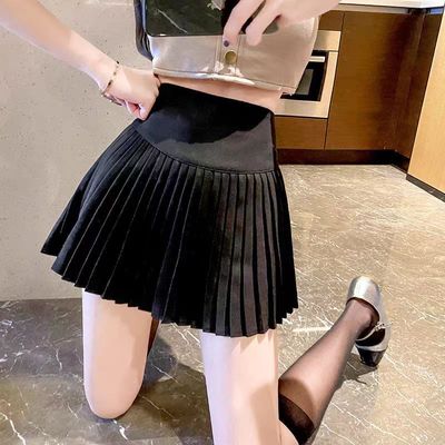 高腰小百褶裙JK制服裙子半身裙春夏季短裤裙秋冬