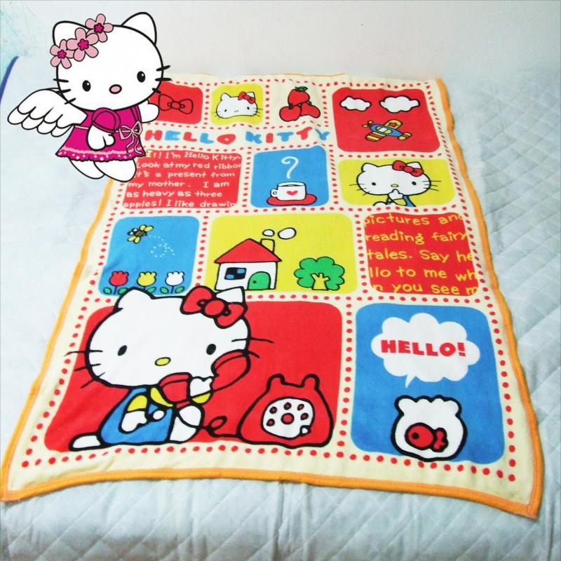 ¿¨Í¨¶ùͯ¼Ò·ÄѧÉú´²Æ·Éºº÷ÈÞË«²ãÐÝÏÐë̺100*160¿É°®KITTYèͼ°¸