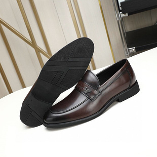 百搭一脚蹬低帮男鞋 日本代购 商务正装 男透气2025年新款 LP真皮皮鞋