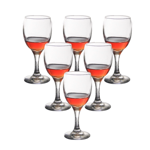 利比酒杯高脚杯家用醒酒器欧式酒具二两水晶轻奢玻璃杯杯子libbey