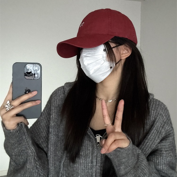 韩系百搭-加大版素颜显脸小ins风棒球帽早八不挑人软顶鸭舌帽男女