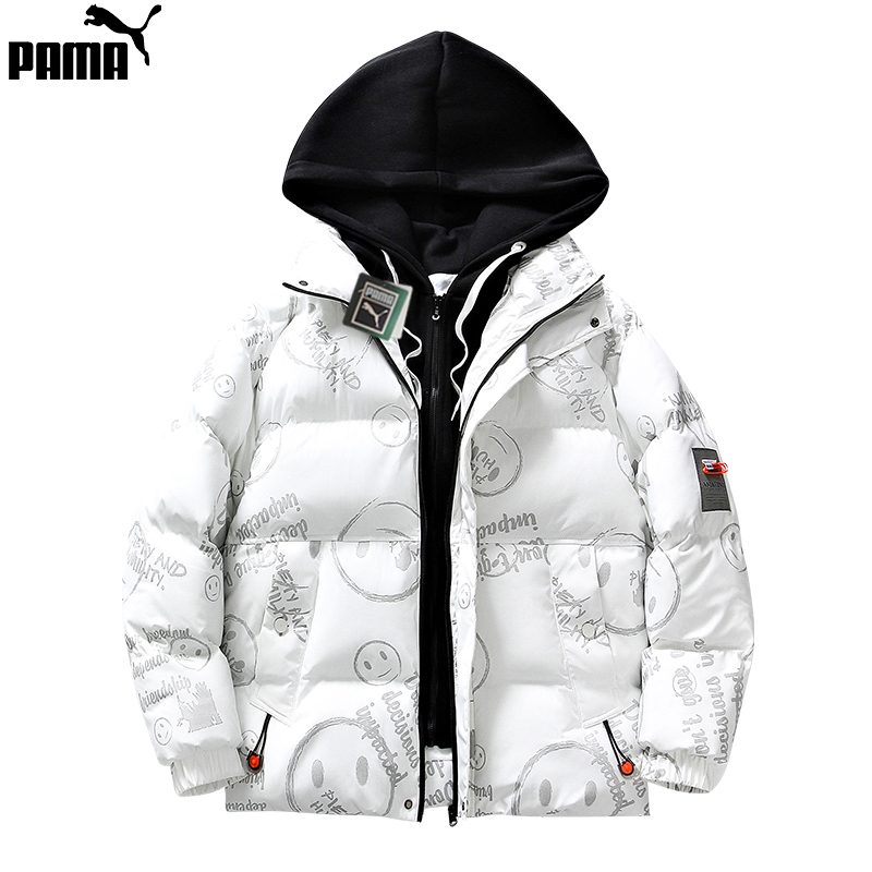 1折专区|奥特莱斯|2025冬潮牌羽绒连帽男士情侣百搭保暖羽绒棉服