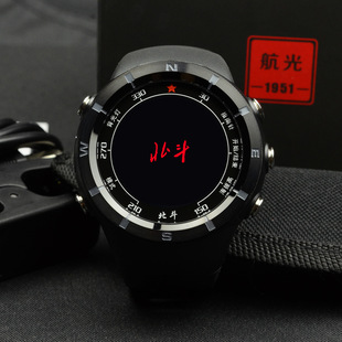 正品专柜：一代北斗授时手表，定位海拔气压指北针多功能户外腕表