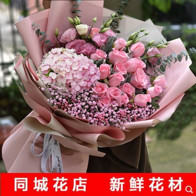 乌鲁木齐情人节鲜花速递红玫瑰礼