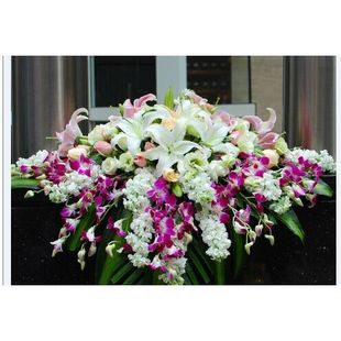 宁波鲜花店送花演讲台花签到会议花开会开业年会用花同城速递配送