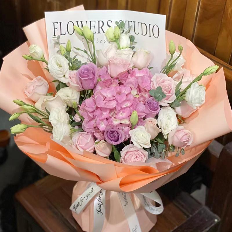 广州深圳鲜花速递玫瑰花康乃馨同城情人节母亲节生日花束花店送花