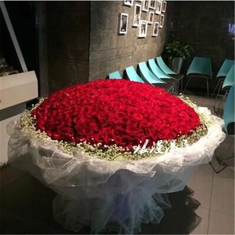 999朵求婚嘉兴红玫瑰花束同城送