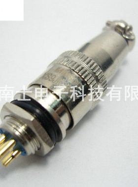 MINSOO 敏烁 XS9 4芯 航空插头 圆形插座 9mm 快速插拔 推拉式