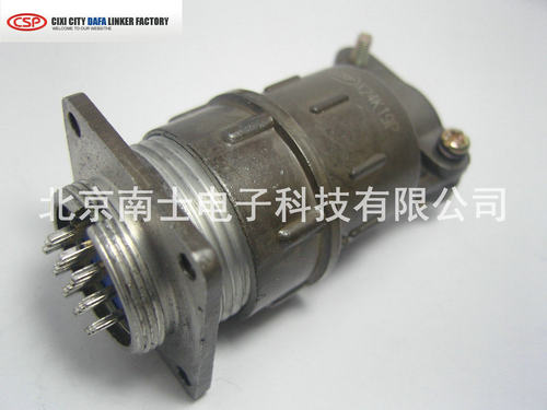 大发法兰开孔航空插头