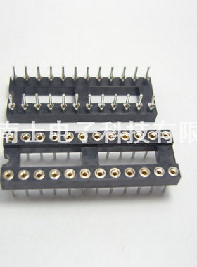 nextron 正凌 24P 圆孔 IC座 DIP24 芯片底座 集成电路插座 窄体