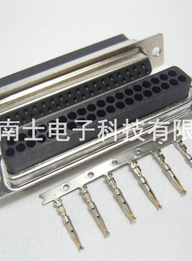 优质 DB37F 母头 DB37 孔 DB37 37芯 接头 打端式 打线式 免焊