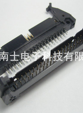 DENK DC2-40P 直脚 直针 ISP接头 JTAG 牛角插座 2.54mm间距 黑色