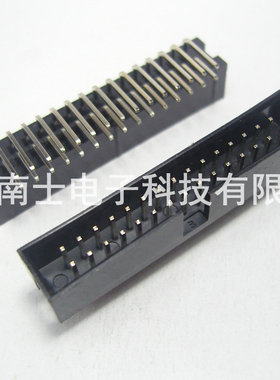 DENK DC3-30P 弯针 简易牛角 ISP下载接口 JTAG 插座 2.54mm间距