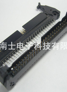 DENK DC2-64P 直脚 直针 ISP接头 JTAG 牛角插座 2.54mm间距 黑色
