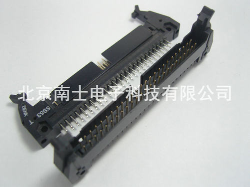 DENK DC2-50P 直脚 直针 ISP接头 JTAG 牛角插座 2.54mm间距 黑色