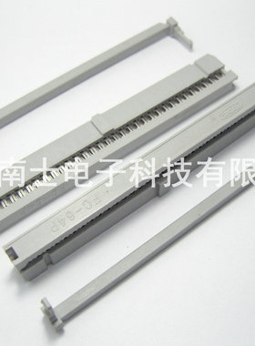 DDK FC-64P IDC压线头 ISP接头 JTAG 牛角插头 2.54mm间距 灰色
