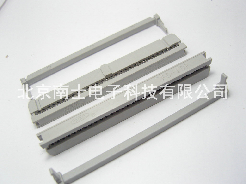 DDK FC-60P IDC压线头 ISP接头 JTAG 牛角插头 2.54mm间距 灰色