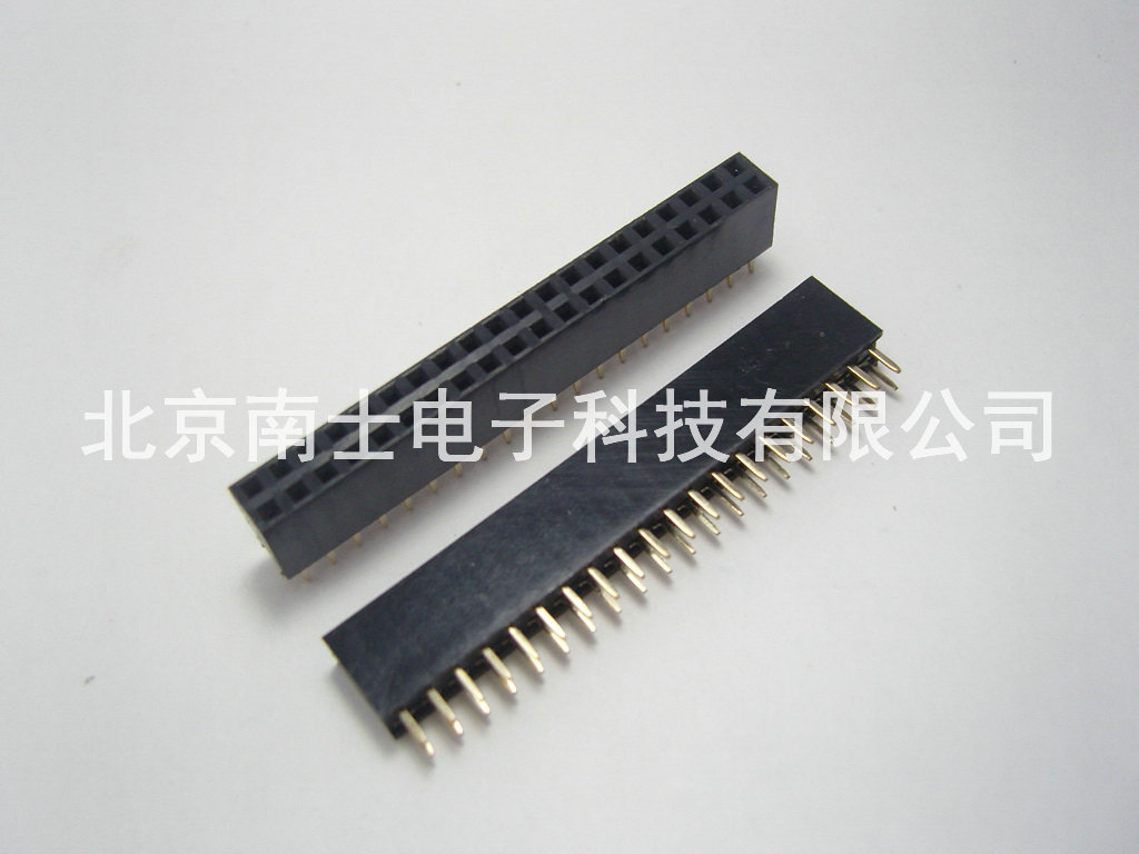 优质 镀金 2*20P 40PIN 双排座 双排母座 排针 插座 间距2.54MM