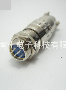 JINLIAN 锦连 XS12 7芯 航空插头 圆形插座 开孔12mm XS12K7P/J7Y