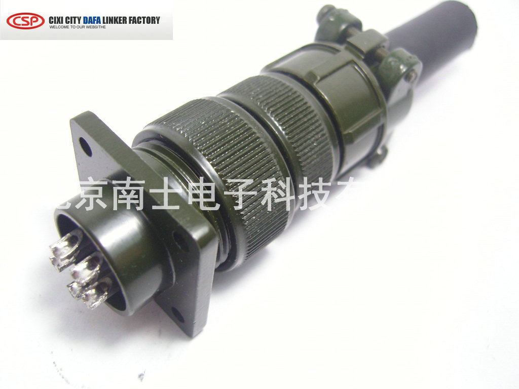 大发CSP防水航空插头插座P20/PB20-5芯20MM圆形连接器PB20K9Q/J9A