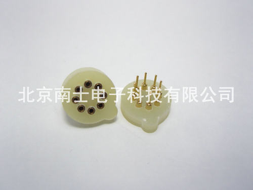玻纤板圆形IC插座 8P/10P 全镀金 TO-5 TO-100 晶体插座 温控插座